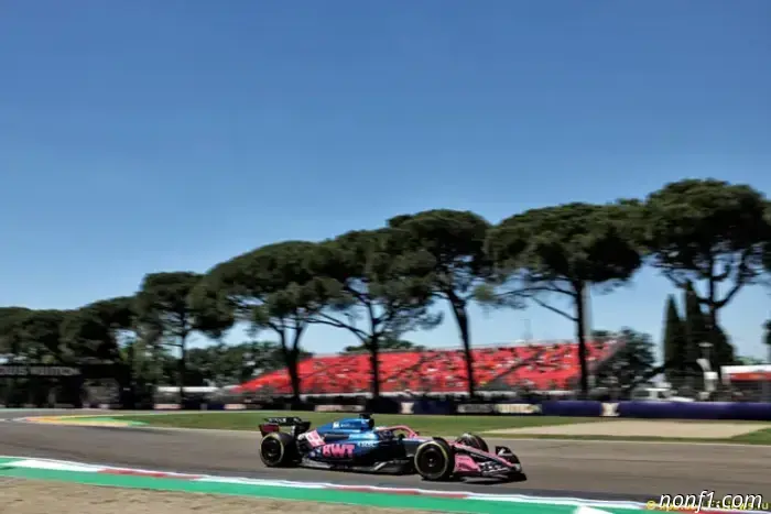 Pierre Gasly knocked down a rabbit during a training session in Imola