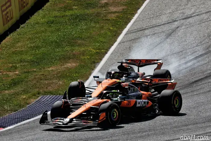 Piastri expressed regret following the close call with Norris, according to Stella.