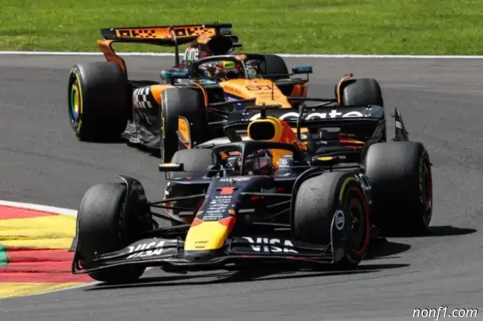 Red Bull helped with adjustments for a low grip level.