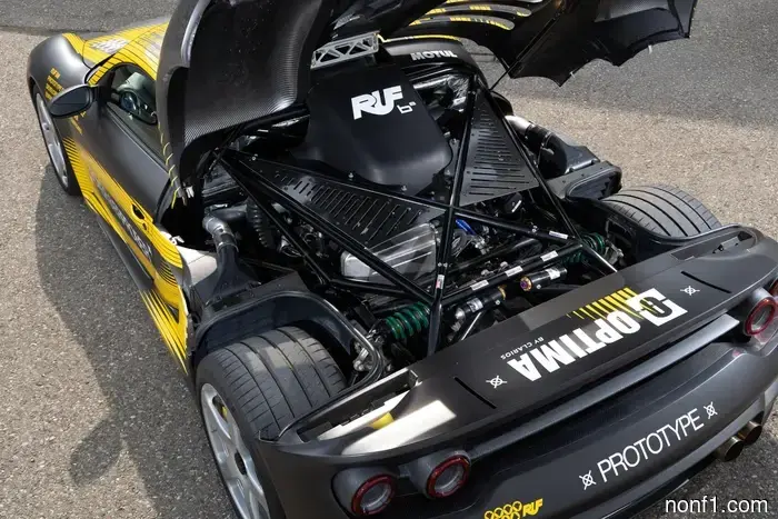 Ruf has reintroduced the flat-eight engine with a completely new design that produces over 1,000 horsepower.