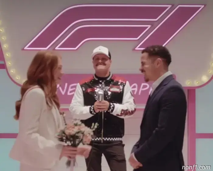 Bottas se convirtió en el oficiante de una ceremonia de boda en Las Vegas.