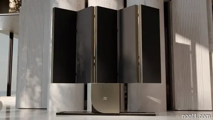 Ahora hay un televisor Bugatti de 137 pulgadas, y se pliega.