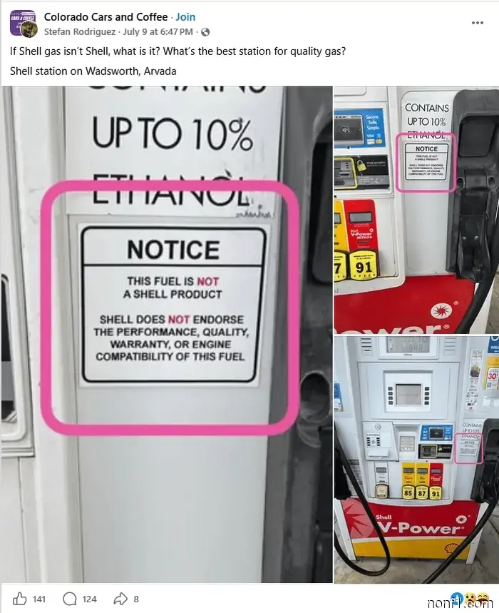 Incluso las estaciones de servicio de marca pueden y te venderán combustible de marca blanca.
