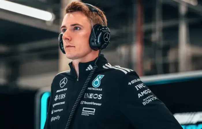 Frederik Vesti se sentará al volante de un Mercedes el viernes en la Ciudad de México.
