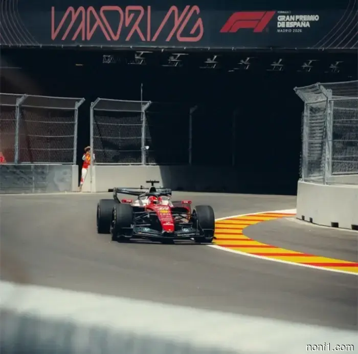 Ferrari is the first team to evaluate the MadRing racetrack.