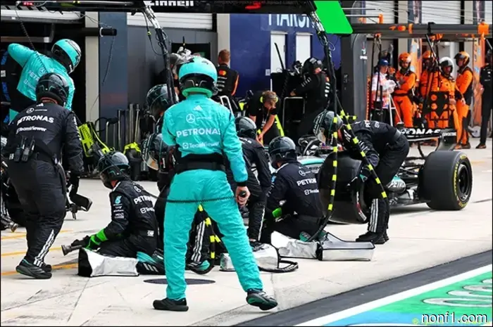 DHL Fastest Pit Stop Award: Best Pit Stop at Mercedes