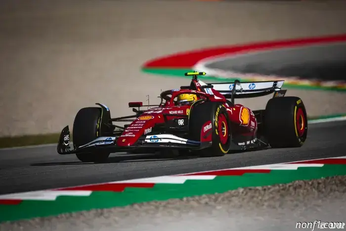 Ferrari's new rear suspension is not yet complete.