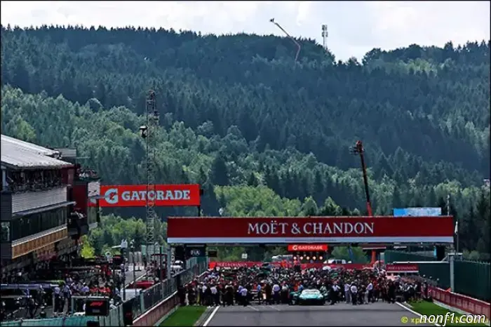 Gran Premio de Bélgica: Fila de salida
