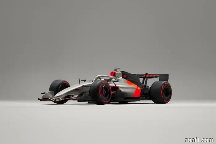 Audi's inaugural F1 car is straightforward yet stunning.