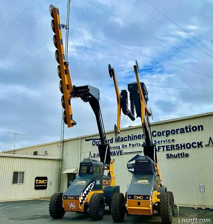 This Industrial Tree Trimming Vehicle Is a Spinning Device of Destruction