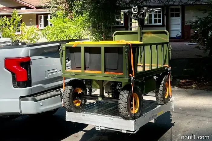 The StepRanger is a cargo carrier designed to fit into spaces where trucks cannot.