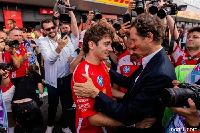 Elkann: Esta victoria es importante para el presente y el futuro de Ferrari.