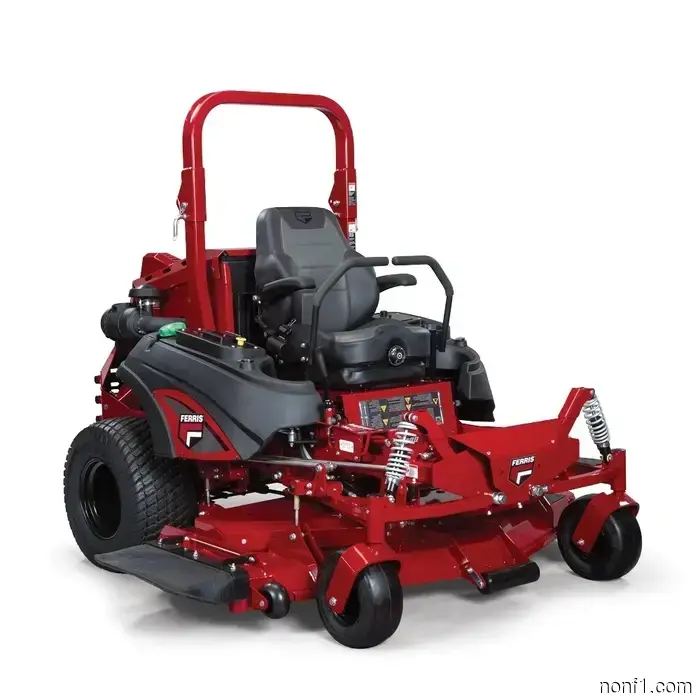 The CAT diesel-powered mower is equipped with a larger engine than that of a Honda Civic.