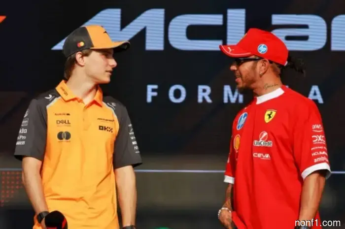 Oscar Piastri: Lewis's example inspires me a lot.