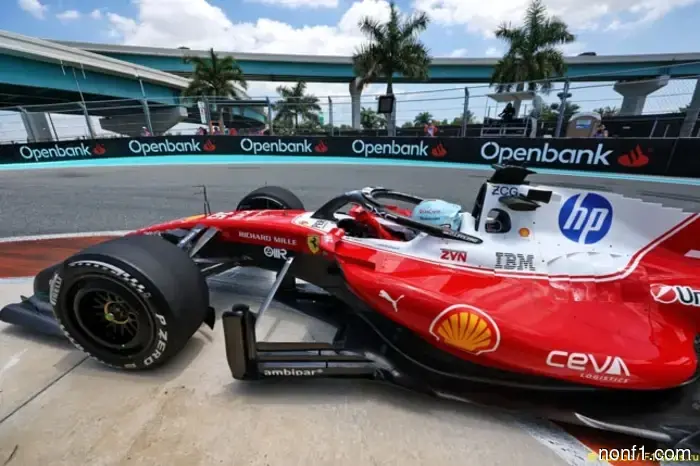 Charles Leclerc exceeded the speed limit in the pit lane.