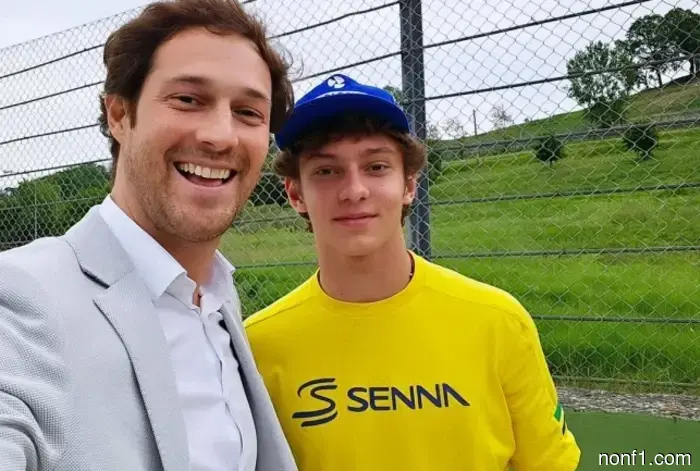Antonelli participated in the evening dedicated to Senna.