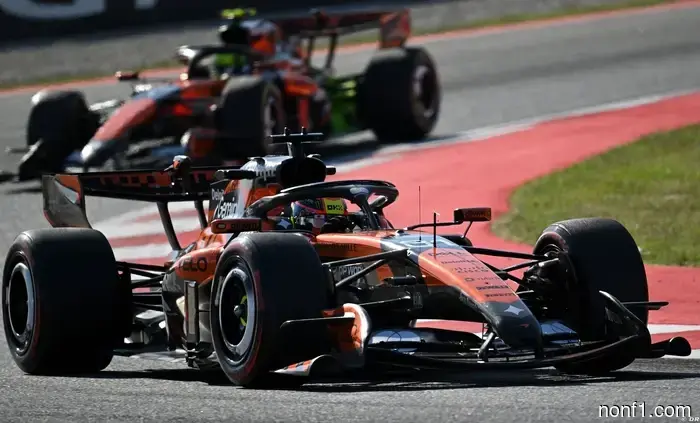 Piastri's value declines as Norris gains an advantage at McLaren.