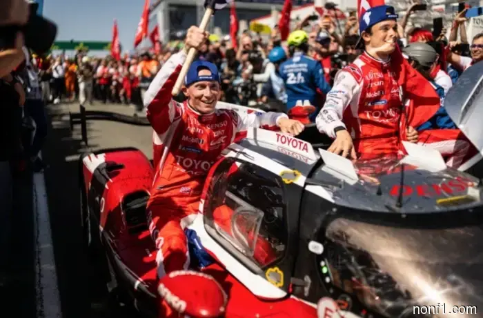 The Toyota team won the race at Le Mans for the sixth time.