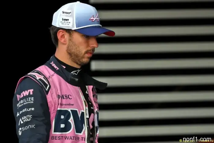 Pierre Gasly will lose three positions at the start.