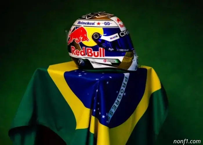 Ферстаппен появится в Сан-Паулу в уникальном шлеме.