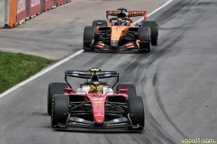The stewards did not penalize Lewis Hamilton.