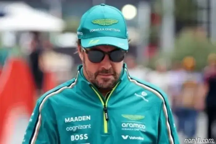 Alonso suggests that Newey's initial Aston could lead to an F1 departure.