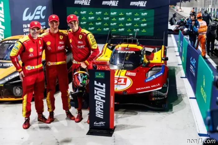 WEC: Ferrari starts from pole position in the first race of the season