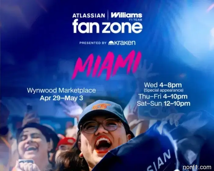 In two weeks, a Williams fan zone will open in Miami.