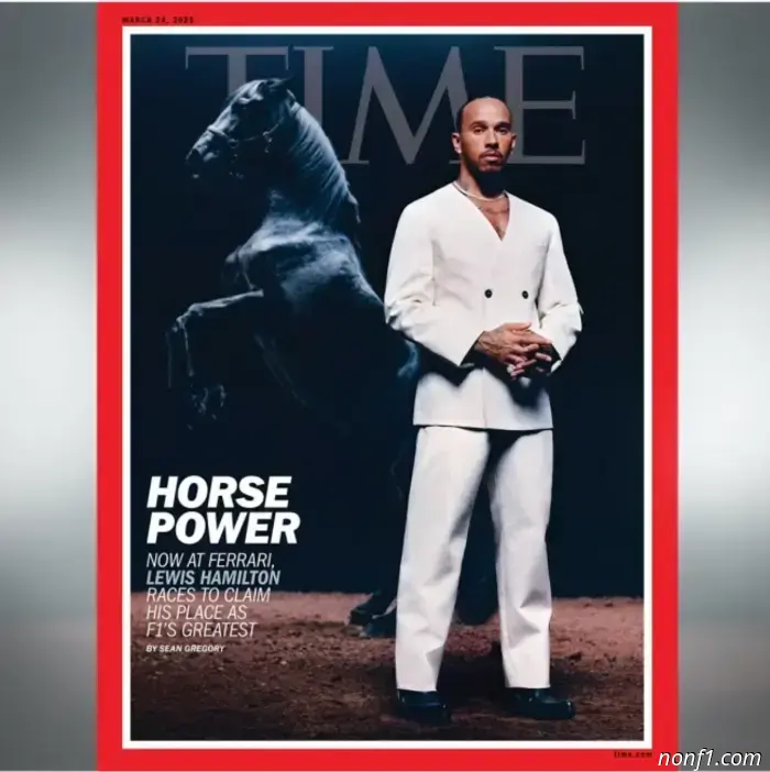 Lewis Hamilton vuelve a la portada de la revista Time