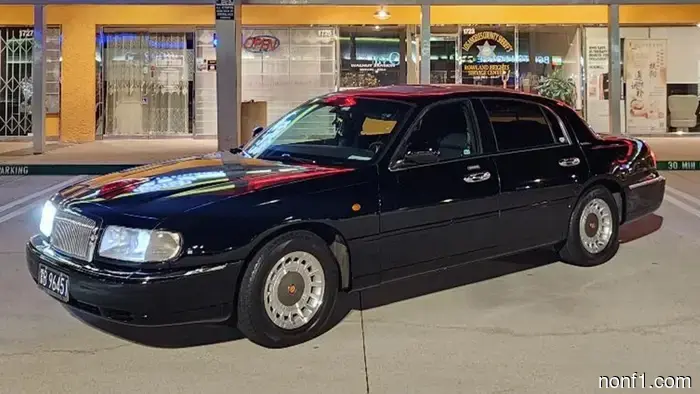 You can purchase this Lincoln Town Car revamped with components from the Chinese domestic market from a past era.