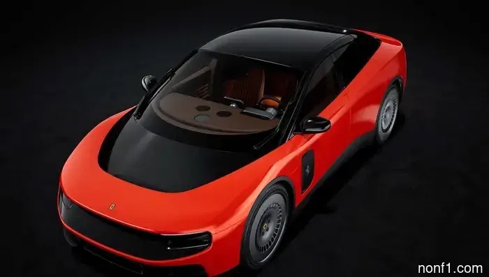 No one noticed the enormous smiley face on the dashboard of the Ferrari Luce.