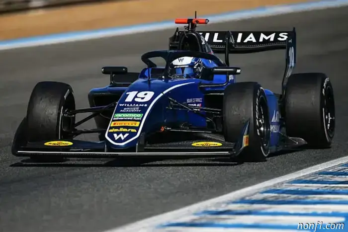 F3: Dzhusti set the fastest time on the first day of testing.