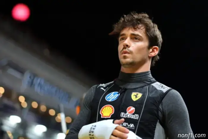 Charles Leclerc is unhappy with the increased workload.