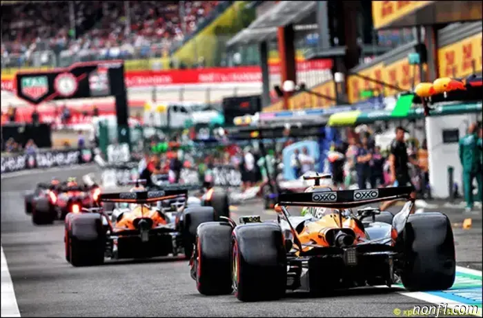 Lando Norris won the qualifying at Spa.