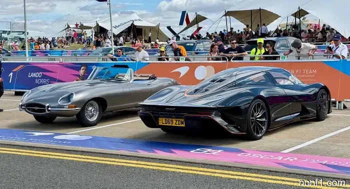 Take a look at the F1 drivers’ parking area in Silverstone.