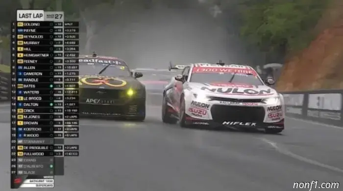 Liam Lawson congratulated his friend on winning the Supercars race.