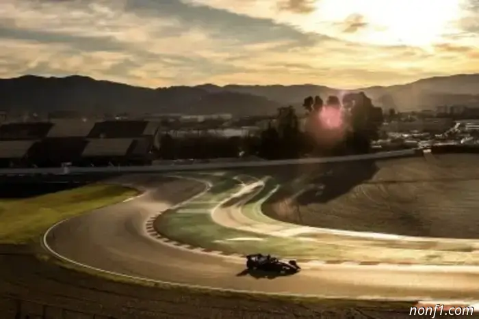 Vowles responds as competitors continue to race in Barcelona.