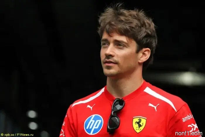 Charles Leclerc se dirigió a los aficionados