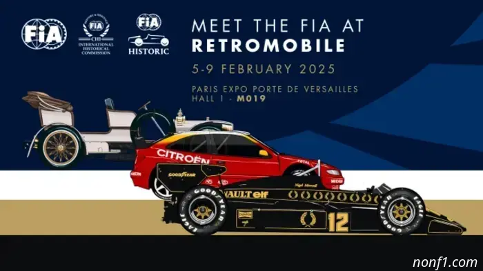 The FIA will participate in the Retromobile car show for the first time