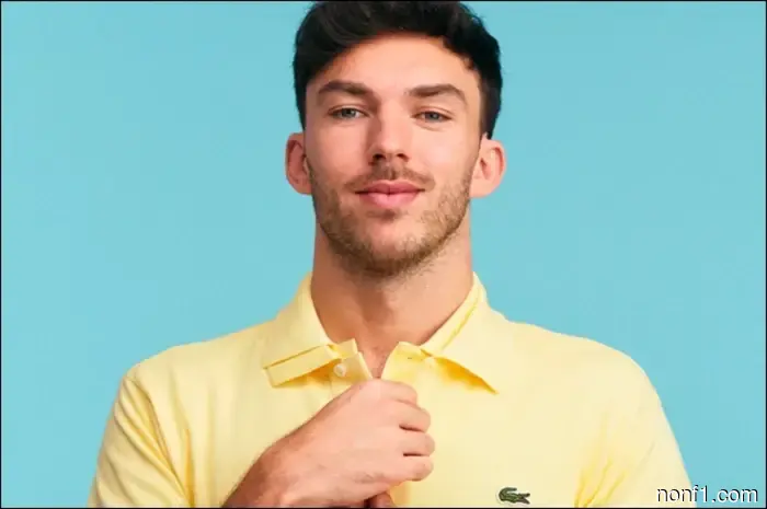 Pierre Gasly has become a brand ambassador for Lacoste.