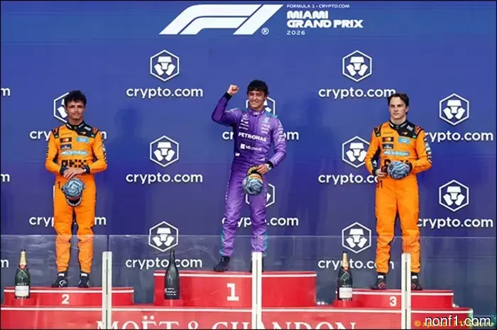 The podium in Miami is the second youngest in history.