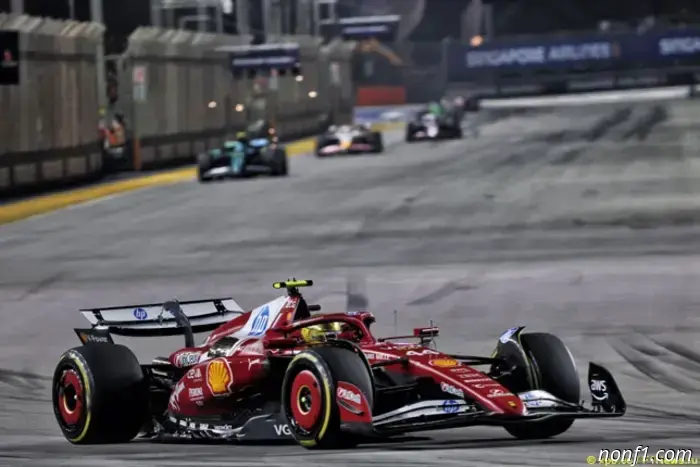 The stewards fined Lewis Hamilton.