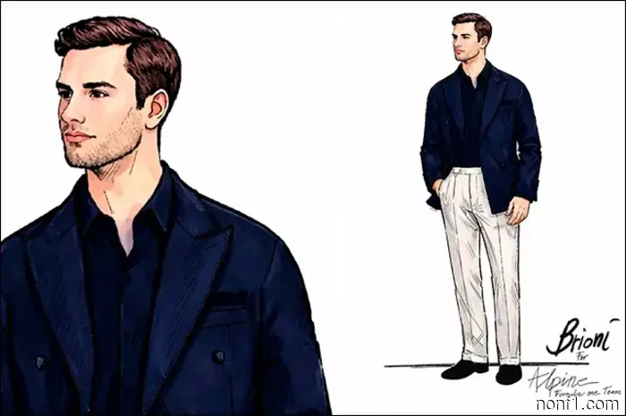 Brioni – a new partner of the Alpine team