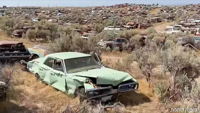 An 8,600-acre wildfire devastates a large salvage yard in Idaho that houses 8,000 vehicles.