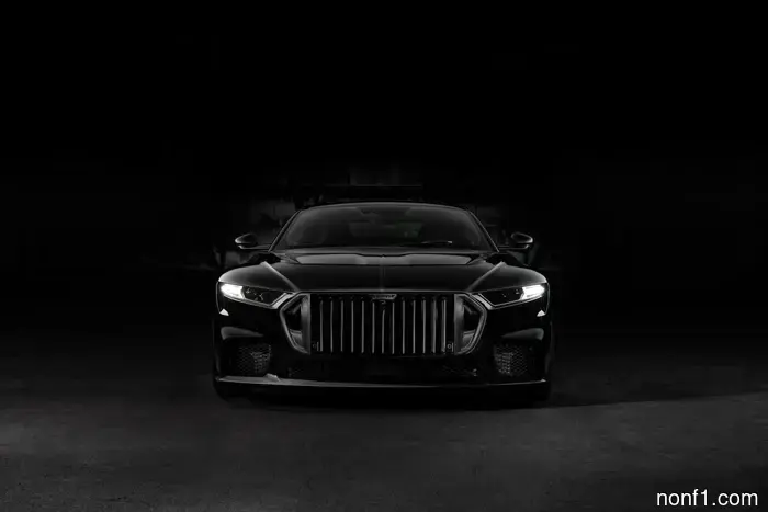 The new Brabus Twin-Turbo V12 Coupe features an extended hood and a lengthy rear.
