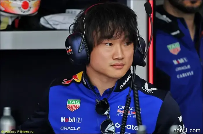 Цунода пройдет тесты Pirelli, управляя Red Bull.