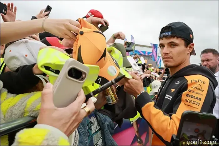 80 minutos hasta el inicio: Comentario de Lando Norris