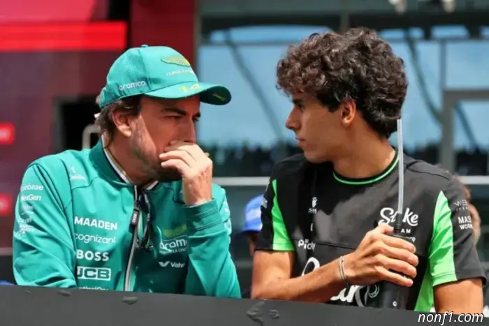 Bortoleto: Si no fuera por Alonso, no estaría compitiendo ahora en la F1.