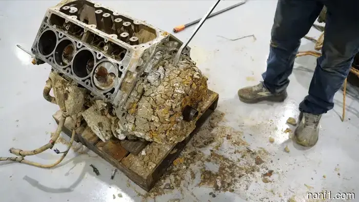 Вот что четыре года в реке делают с GM 6.2L V8
