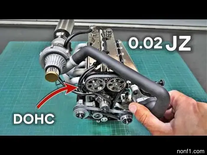 Hear the roar of this turbocharged 28cc inline-six engine!